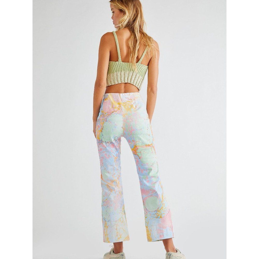 NEW Free People X Lefty High Rise Flare Pants - XL